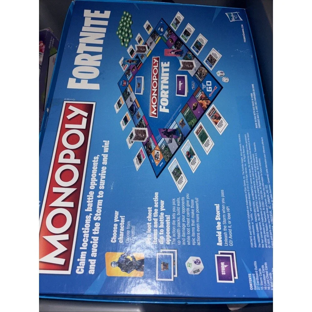 Monopoly Fortnite Limited Edition Board Game Hasbro Drift Skull Trooper Gamer